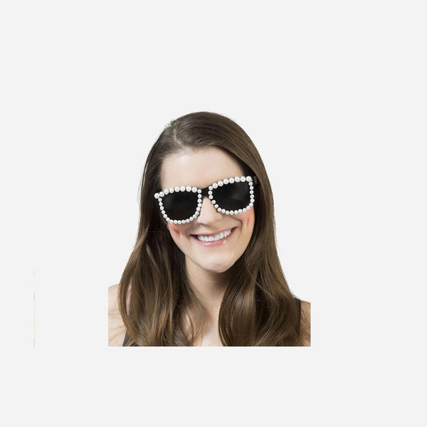 Lunettes gag avec perles