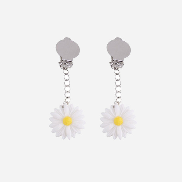 Boucles d'oreilles fleur marguerite