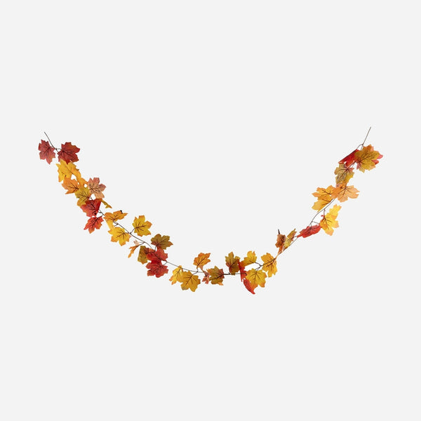 Guirlande avec feuilles d'automne 2 m