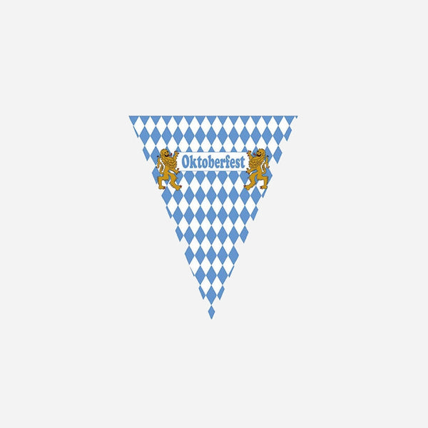 Guirlande 10 fanions oktoberfest 5 m
