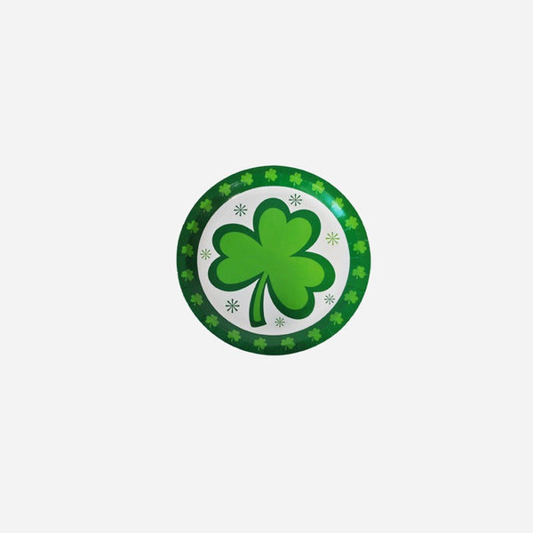 Lot de 8 assiettes en carton Saint Patrick 18 cm