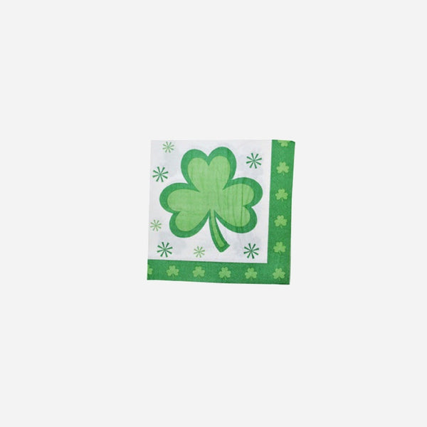 Lot de 16 serviettes en papier Saint Patrick