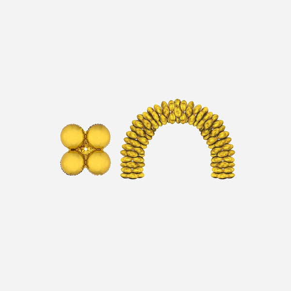 Lot de 10 ballons or 43 cm pour arche