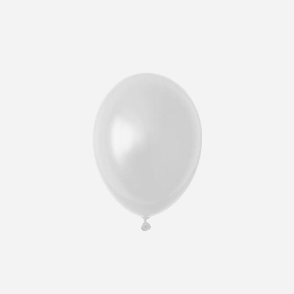 Ballon latex opaque blanc 23 × 30 cm