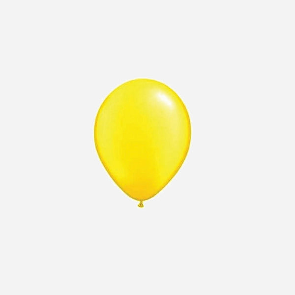 Ballon latex opaque jaune 29 × 40 cm