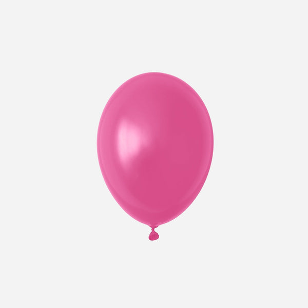 Ballon latex opaque pink fluo neon 29 × 40 cm
