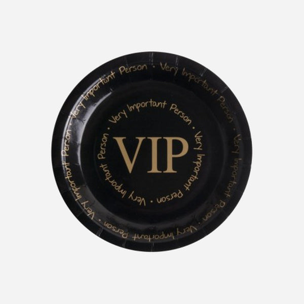 VIP lot de 8 assiettes en carton