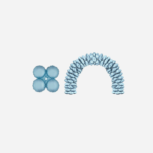 Lot de 10 ballons bleu clair 43 cm pour arche