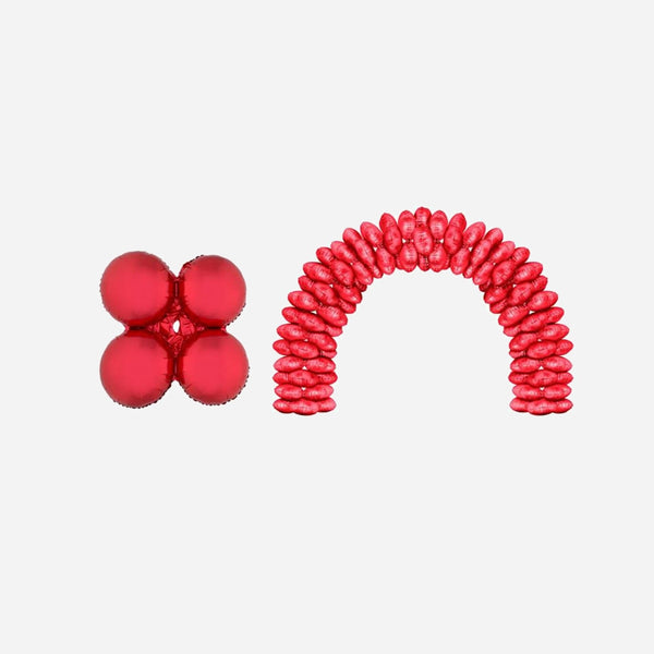 Lot de 10 ballons rouge 76 cm pour arche