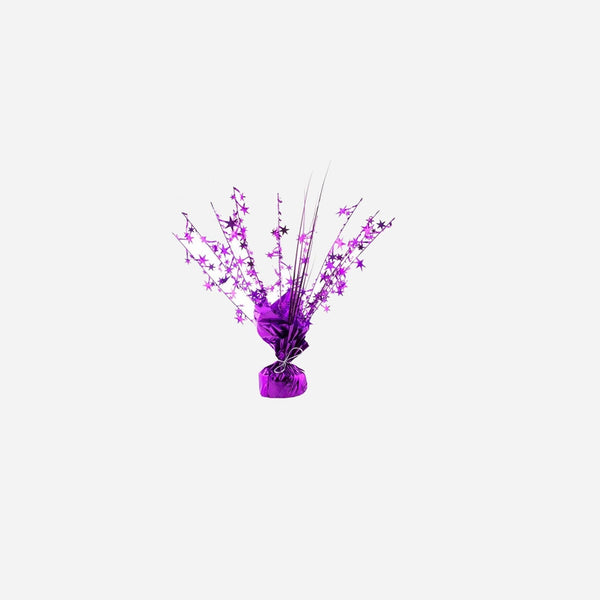 Poids pour ballon violet brillant 30 cm