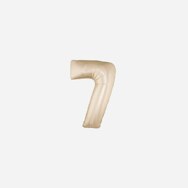 Ballon chiffre "7" en aluminium 1 m