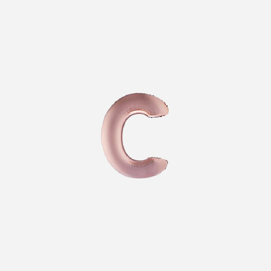 Ballon lettre "C" en aluminium 1 m