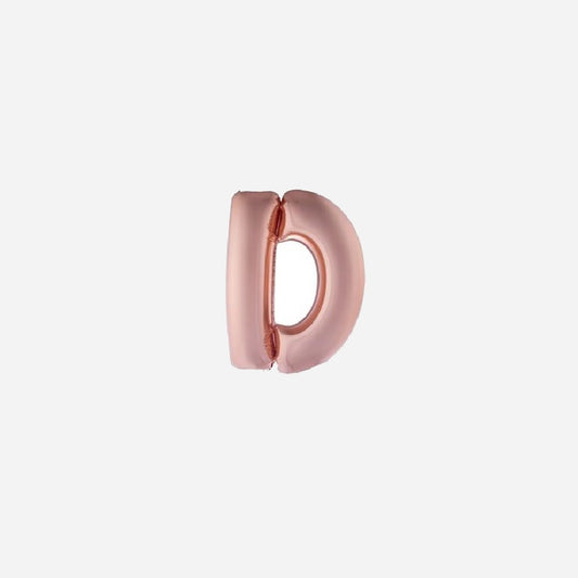 Ballon lettre "D" en aluminium 1 m