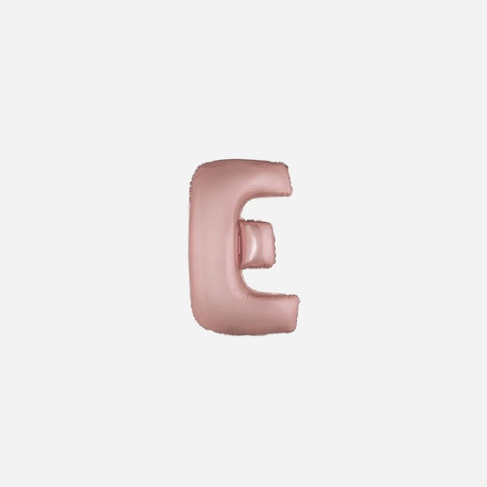 Ballon lettre "E" en aluminium 1 m