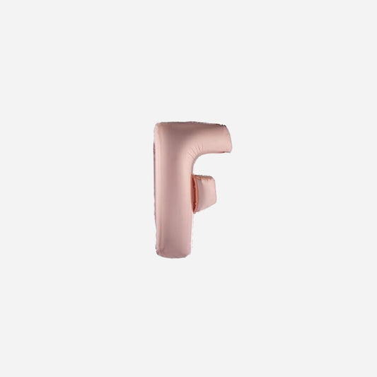 Ballon lettre "F" en aluminium 1 m