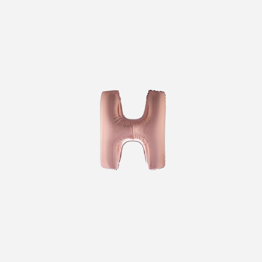 Ballon lettre "H" en aluminium 1 m