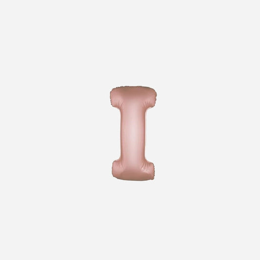 Ballon lettre "I" en aluminium 1 m