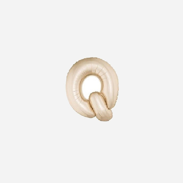 Ballon lettre "Q" en aluminium 1 m