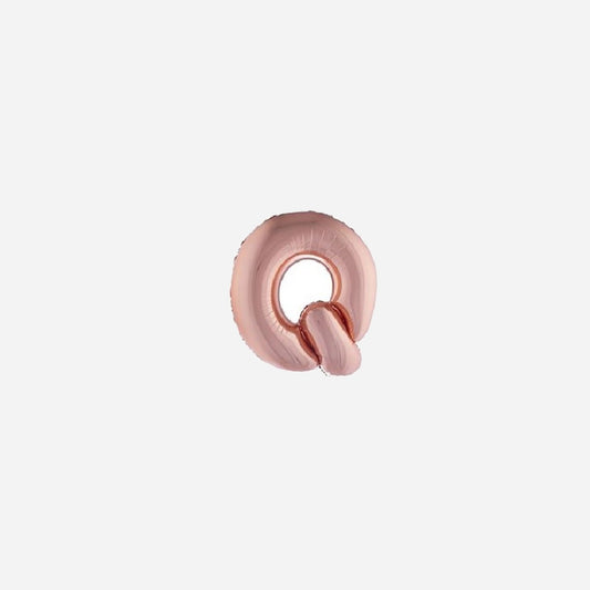 Ballon lettre "Q" en aluminium 1 m