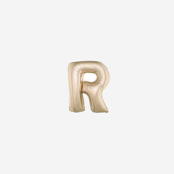 Ballon lettre "R" en aluminium 1 m