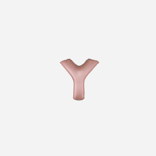Ballon lettre "Y" en aluminium 1 m