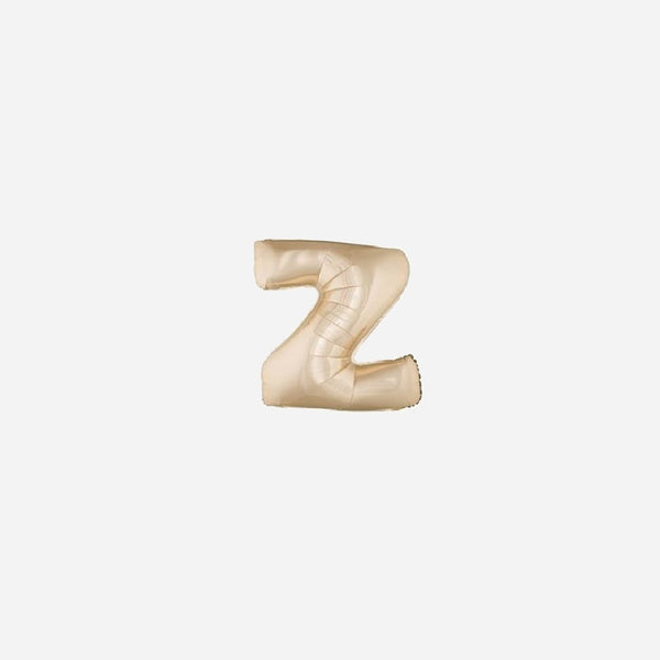 Ballon lettre "Z" en aluminium 1 m
