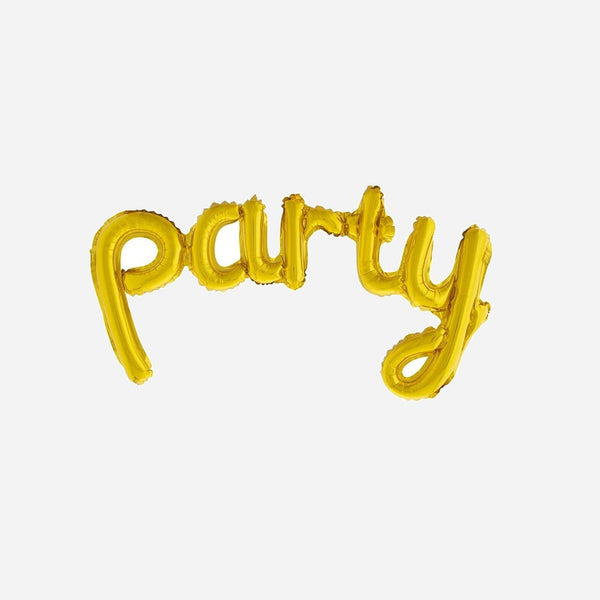 Ballon aluminium "party" or 113 × 46 cm