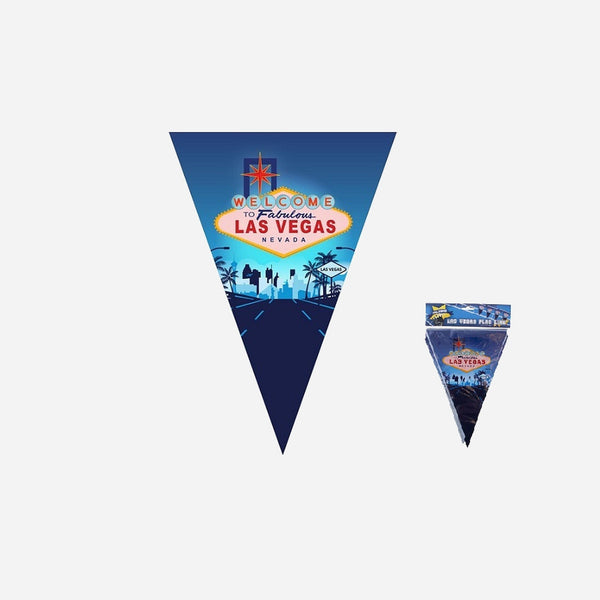 Guirlande 10 fanions motif "Las Vegas" 5 m