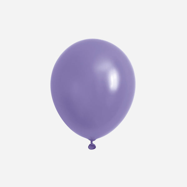 Lot de 40 ballons latex opaques violet 25 cm