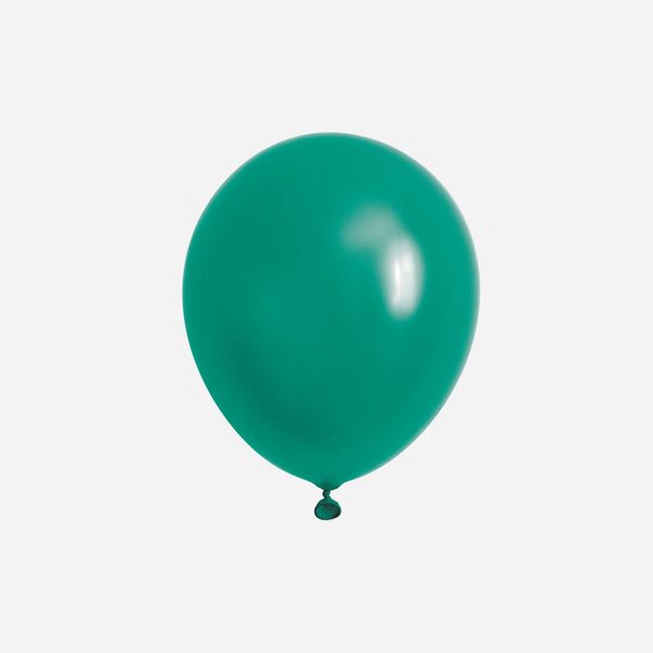 Lot de 40 ballons latex opaques bleu Tiffany 25 cm