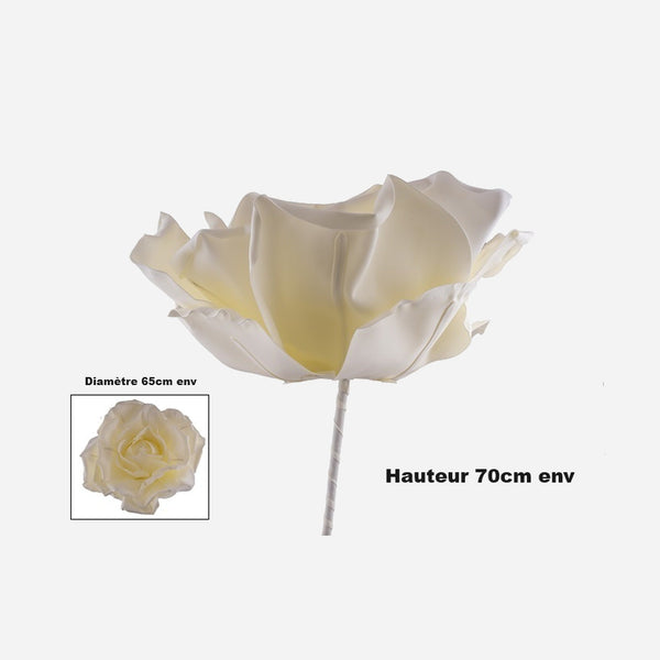 Décoration lounge rose géante 70 × 65 cm