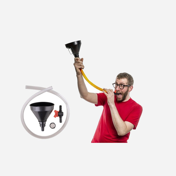 Jeu à boire entonnoir avec tuyau 1,25 m