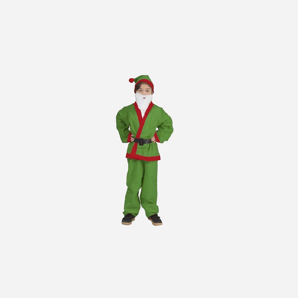 Déguisement d'elfe/lutin vert pour enfant 5-7ans 5 pièces