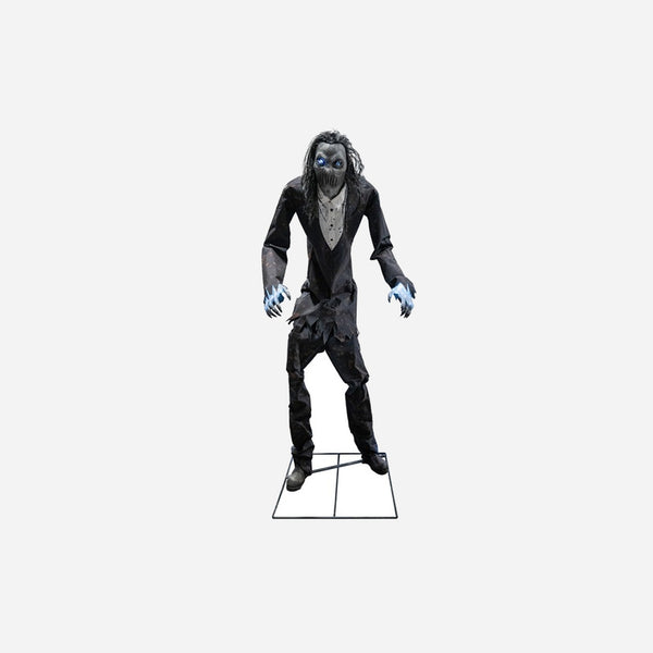 Fantôme zombie géant lumineux sonore et motorisé 2,3 m 220V