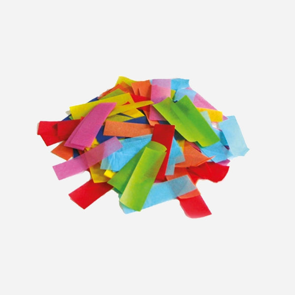 Confettis de scène rectangle 1 Kg multicolores Slowfall