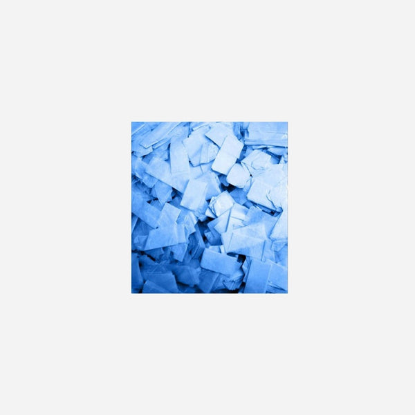 Confettis de scène rectangle 1 Kg bleu Slowfall