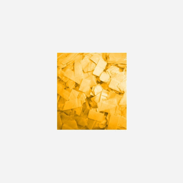 Confettis de scène rectangle 1 Kg orange Slowfall