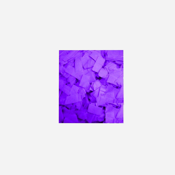 Confettis de scène rectangle 1 Kg violet Slowfall