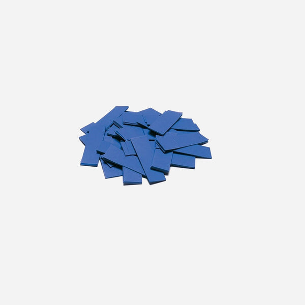 Confettis de scène rectangle 1 Kg bleu foncé Slowfall