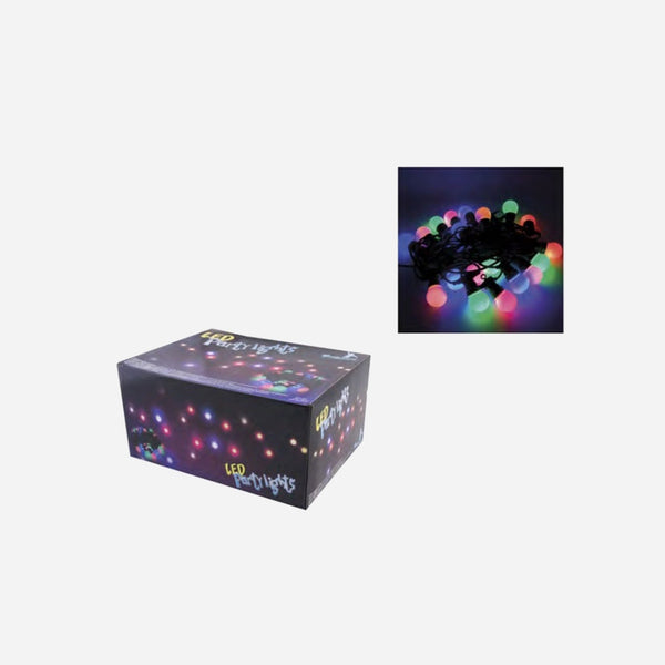 Guirlande lumineuse 20 lampes LED multicolore 220V 12,5 m