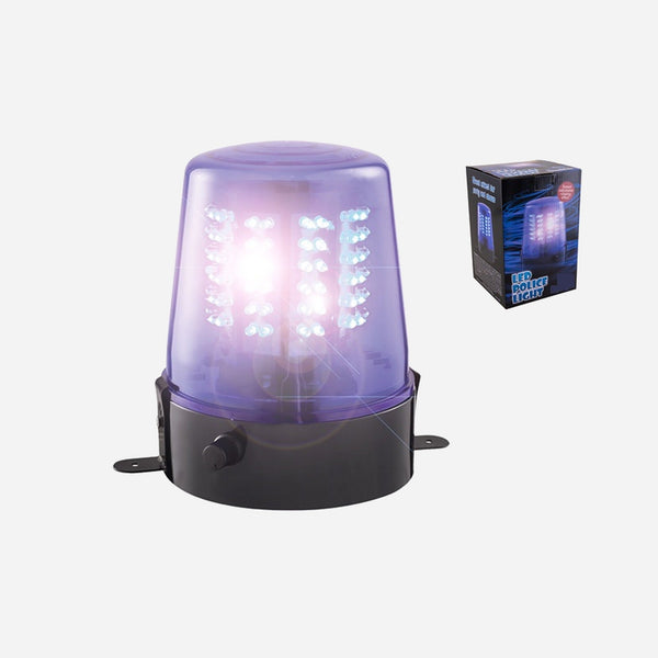 Lampe gyrophare LED's bleu 18 cm
