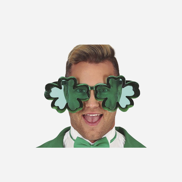 Lunettes gag géantes jumbo St Patrick verte adulte