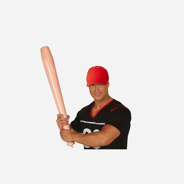 Batte de baseball gonflable effet bois 70 cm