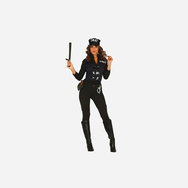 Déguisement de policière swat 3 pièces femme Taille M/L