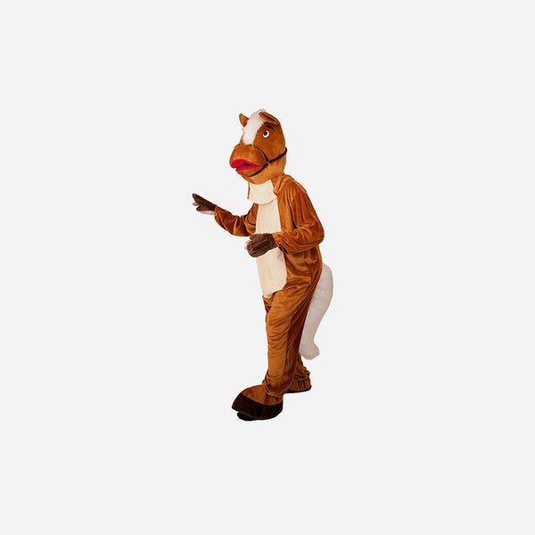 Déguisement mascotte de cheval adulte