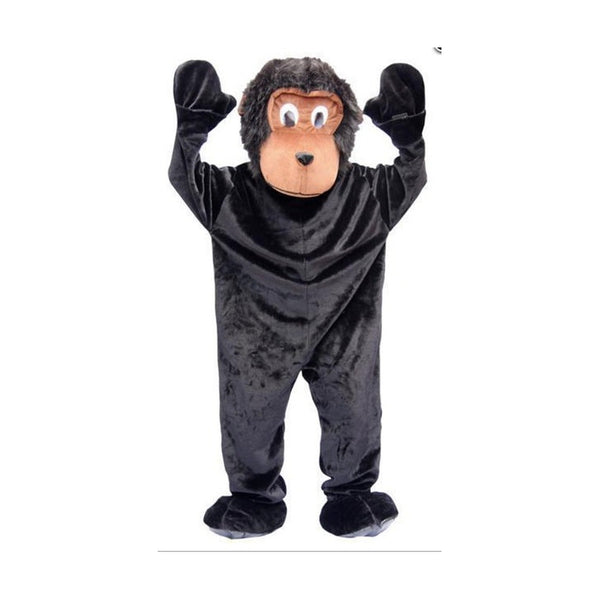 Déguisement mascotte de singe en peluche adulte