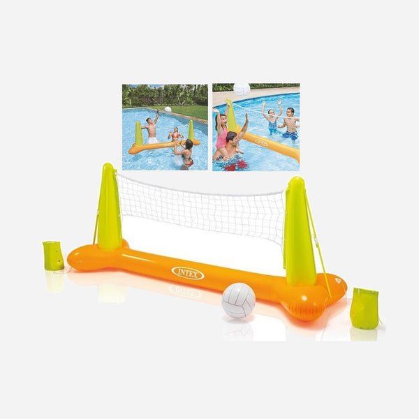 Filet de volley gonflable avec 1 ballon 239x64 × 91 cm
