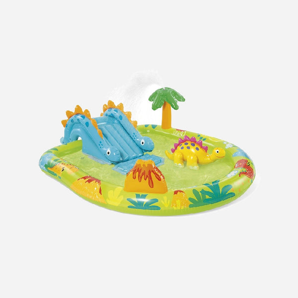 Piscine/aire de jeux gonflable dinosaures 191x152 × 58 cm