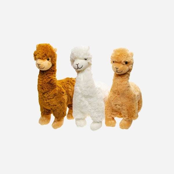 Peluche lama alpaga assorti 25 cm