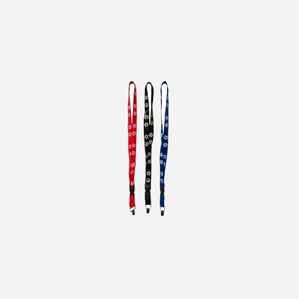 Porte clefs lanyard/tour de cou football assorti